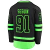 Reverso 2023 Retro 14 Jamie Benn Hóquei Jerseys 21 Jason Robertson 91 Tyler Seguin 4 Miro Heiskanen Winter Classic Stitched Mens Black Jerse Jerse