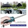 Guarda-chuva dobrável reverso totalmente automático com faixa reflexiva à prova de vento Guarda-chuvas UV 240109