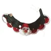 Ropa para perros Pet Collar de punto Gato Navidad Festival de primavera Accesorios Lindo Santa Claus Verde Atmósfera festiva Cachorro