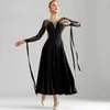 Stage Wear 2024 Costumes de danse moderne pour adultes Femmes Robes de salle de bal Standard Concours de danse Dres