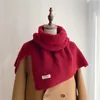 Solide tricoté femmes hiver anneau écharpe conception mode doux garder au chaud foulard Style coréen laine fil Collor écharpes silencieux 240108