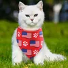 Ropa para perros Bufanda para mascotas Bandera americana Gato triangular y Día de la Independencia