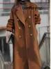 Luxury Coat Maxmaras 101801 Pure Wool Coat Original with lining high-end double-sided cashmere coat camel wool coat high version off-season