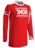 Camisetas masculinas Thor Cross Country T-shirt Verão Manga Longa Terno de Equitação de Motocicleta Absorção de Umidade e Absorção de Suor Secagem Rápida Dh Terno de Descida Rápida