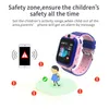 Montres Q12 Kids Smart Watch étanche LBS Location Support Hébreu 2G Carte SIM Écouter Bébé Suivi Garçons Filles Smartwatch Horloge Cadeau