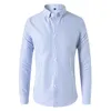 Men's Dress Shirts Classic Striped Button Shirt For Men Lapel Collar Baggy Fit Perfect Daily Wear And Special Occasions Sizes M 3XL