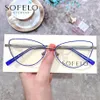 Cat Eye Anti Blue Light Blocking Lunettes Femmes Clear Gaming Ordinateur Lunettes Femelle UV Radiation Protection Lunettes 2021 Sungla311f