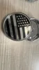 100 datorer 3D -klistermärken Alloy Wheel Center Cap Car Decals USA Flag Badge