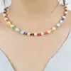 Kettingen Boho Stijl Handgemaakte Natuurlijke Zoetwaterparel Miyuki Kralen Mode-sieraden Accessoire 42mm Ketting Vrouw Ketting