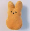 USA magazzino sublimazione 15 cm mini Easter Bunny Peeps bambola di peluche rosa blu giallo viola bambole di coniglio per bambini simpatici peluche morbidi regalo di Pasqua