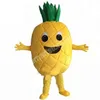 Newest Pineapple Mascot Costume Top quality Carnival Unisex Outfit Christmas Birthday Outdoor Festival Dress Up Promotional Props Holiday Party Dress