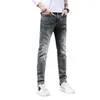 Mäns jeans designer high end trendiga varumärke Liu Nai Hot Diamond 2023 Autumn New Slim Fit mångsidig mode denim Pants 0umo