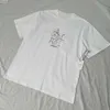 ALD bedrucktes Kurzarm-T-Shirt, lässige Herren- und Damen-Designer-Baumwoll-T-Shirts