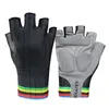 Gants de cyclisme Gants Pro Aero Bike Team Cyclisme Demi-doigt Sport de route en plein air Hommes Femmes Guantes Ciclismo 220721 Drop Delivery Sports Otzc7