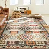 Moroccan Tribal Boho Vintage Carpet for Living Room Home Decoration Nonslip Sofa Coffee Table Mat Bedroom Carpets 240109