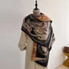 Cachecol feminino outono e inverno estilo chinês versátil engrossado moda cashmere quarto com ar condicionado xale proteção pescoço embrulhado com