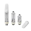 TH205 TH210 Ceramic Tip Thick Oil Atomizer 0.5ml 1.0ml Empty Tank SH205 Disposable Oil Carts Ceramic Coil for Thick Oil fit 510 Thread Preheat Battery