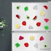 5PCS Magnesy na lodówkę 21PCS Symulacja żywność DIY Watermelon Akcesoria Strawberry Akcesoria lodówki magnesy do wystroju domu do lodówki Puchar wody