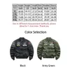 Cazadora militar para hombre, chaqueta militar táctica de estilo Hip Hop para motocicleta, abrigos de algodón para piloto de Ma-1, béisbol de talla grande, 2024