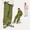 INFLATION unisexe Harajuk surdimensionné survêtement tendance rose pantalon cargo et veste à capuche ensemble hommes sweat à capuche ensemble 240108