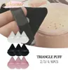 2346PCS Triangle Powder Puff Mini Face Makeup Sponge Cosmetics Soft Cotton Face Pulver Puff Washable Velvet Makeup Puff Tools1683443