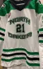 Ncaa 2023 UND College Hockey Jerseys Matt Kiersted Colton Poolman Cole Smith Kawaguchi Andrew Peski Jacob Bernard-Docker Tychonick Custom 76 74