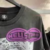 Herrkvinnor designer tshirts helvete stjärna t shirt män kvinnor hög kvalitet streetwear hip hop mode t shirt hellstars kort hylsa tee storlek