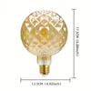 Lampadina a filamento LED da 4 W - Luce bianca calda, vetro trasparente ambrato, attacco E26 - Perfetta per la decorazione domestica!