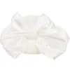 Bérets Vintage chapeau robe Cloche Bow seau mariage chapeaux melon pour fête d'anniversaire Costume accessoires blanc