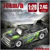 Elektrische / Rc-auto Wltoys 284131 1/28 2,4 Ghz Rc Racing Short Truck Race 30 km / u Hoge snelheid kindercadeau Rtr met metalen chassis Aa220326 Drop Otyzp