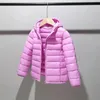 Niños de 214 años, chaqueta de algodón, ropa para niños y niñas, abrigos acolchados de lana con capucha para niños P5076 240108