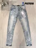 Purple dżinsy męskie dżinsowe spodnie damskie damskie dżinsowe spodnie wysokiej jakości wysokiej jakości prosta design retro streetwear swobodny dres dresowy jeans