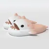 Summer Home Women Shark Slippers Anti-skid EVA Solid Color Couple Parents Outdoor Cool Indoor Household Funny Shoes Z2hG#