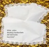 مجموعة من 12 Fashion Ladies Clankkerchief 12quotx12quotwhite Cotton Wedding Bridalkeafs stressed Hankies Hanky ​​FO2152052