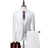 M6XL Jacke Weste Hosen Boutique Reine Farbe Herren Business Anzug 3 Stück 2 Stück Set Bräutigam Hochzeitskleid 240108