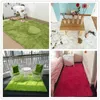 Fluffy Soft Green Living Room Carpet Large Furry Area Rugs Kids Mat Children Shaggy Bedroom Rug for Nursery 240109