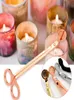 Taglierina per stoppini per candele Snuffer di alta qualità Forbici per candele in oro rosa Strumenti decorativi DHL8413143