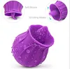 Other Health & Beauty Items Wholesale Rose Flower Shape Nipple Vibrating Tongue Vibrator Clitoral Sucking Suction Clot Sucker Dildo Toys Womens Dr Otbde