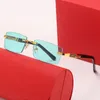 Män solglasögon klassiska märke retro lyxdesigner Eyewear Metal Frame Designers Sun Glasses Woman With Box KD 2460240109