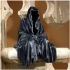 Objets décoratifs Figurines Halloween Divers Dark Death Ghost Résine Artisanat Horreur Skl Reaper Vintage Statue Ornements Bureau Fu Dhctn