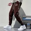 Men's Pants Designer Trendy Embroidered Guard for Spring and Autumn New Side Stripes Versatile Strap Sports Loose Casual Long Men SKL8