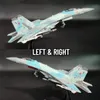 1100 Sukhoi SU35 Super Flanker Replica Fighter Model Military Aircraft Scale Aviation World War Plane Collectible Miniature Toy 240108