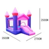 wholesale Kids Inflatable Bounce House Oxford Mini Bouncy Castles With Slide Yard Jumper Bouncer Outdoor games Indoor And Blower with blower