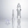 Headshop888 NC008 DAB 장비 흡연 파이프 유출 방지 유리 봉 10mm 14mm 티타늄 쿼츠 세라믹 손톱 석영 뱅커 네일 클립 물 Perc Bubbler Bongs