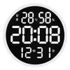 12 -calowy Big Digital LED Wall Clock Alarm z kalendarzy BrightnesshumididgeTemperature Thermometr.