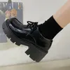 Uniform Schuhe Kleine Lederschuhe Weibliche Britische Mädchen Japanische Wilde Schwarze Retro Mary Jane Schuhe Lolita Plattform Schuhe Low Hee 240108