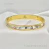 designer sieraden armband Luxe sieraden bedelarmband Vrouwen Bangle Letter Plated roestvrij staal 18K gouden polsbandje Party Gifts Accessoires uitgehold