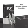 EZ Revolution Cartridge Tattoo Naalden #12 0.35mm Ronde Liner RC1201RL RC1203RL RC1205RL RC1207RL RC1209RL 11/14/18RL 20 stks/partij 240108