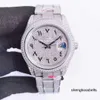 Luksusowe zegarki męskie moissanite Mosang Stone Diamond Watch Projektowanie zegarków dla mężczyzn Top Montre de Luxe Mechanical Automatyczne rękę 904L Classicu4Kz