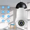 Wifi PTZ Camera E27 Lamp Thuis Draadloos Nachtzicht Full Color Bewegingsdetectie Tweeweg Audio Beveiliging Surveillance IP Camera CCTV Binnen